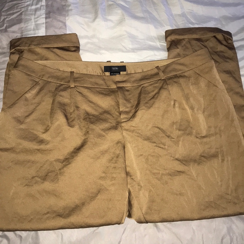 Women’s Tan Dress Ankle Pants